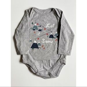 babyGAP “Let It Snow” Ski Lift Onesie